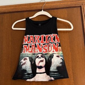 Hot Topic Sweet Dreams Marilyn Manson Altered Crop Top